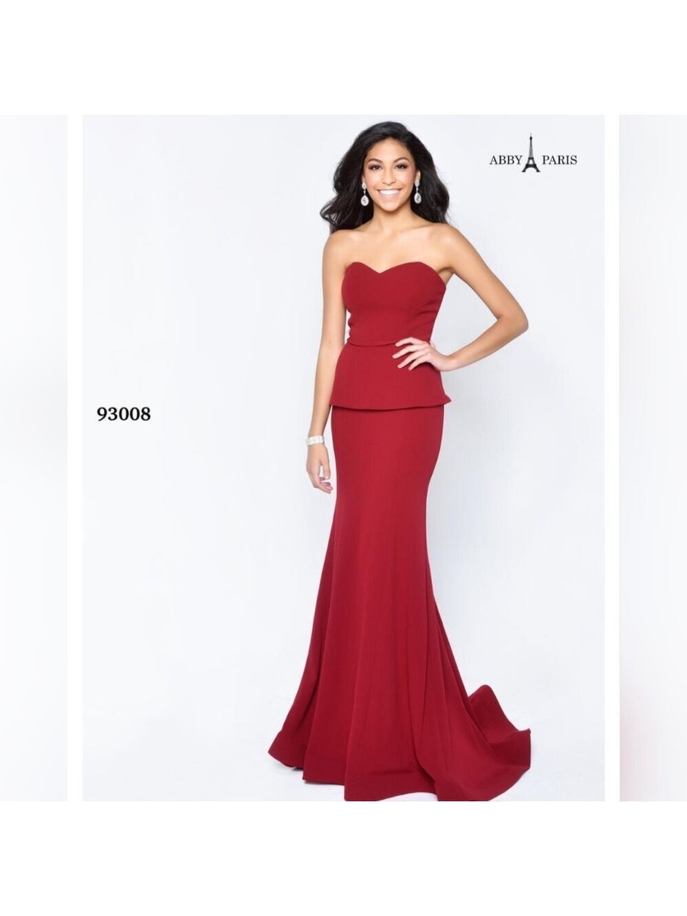 Abby Paris Gown With Matching Shoulder Wrap #93008